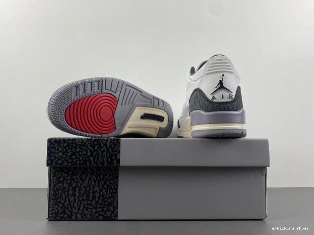 Cheap Jordan 3 CT8532-106 Grey Cement Air 0811
